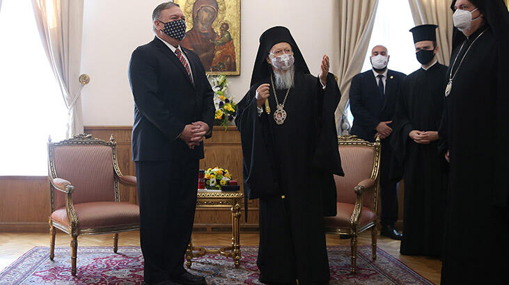 Pompeo Patrik Bartholomeos ile görüştü